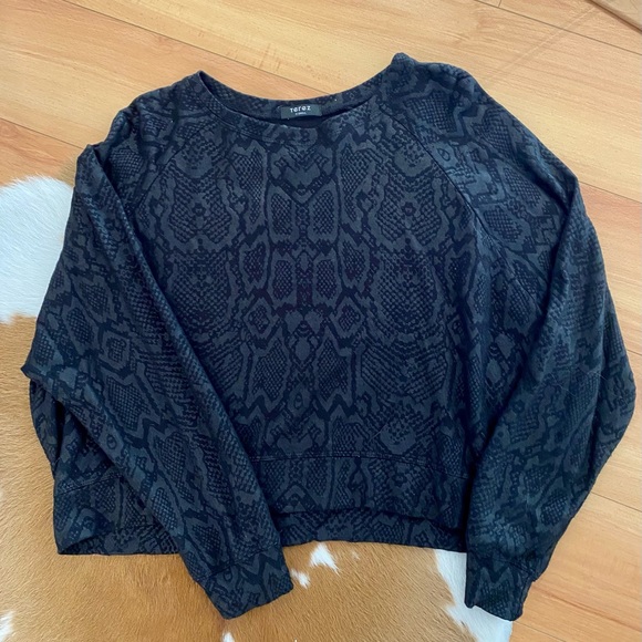 Terez Foil Crew Neck Sweatshirt | size: XS - Picture 8 of 17